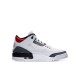 Best Jordans 3 Retro SE Fire Red Denim Women Men AJ3 CZ6431-100