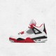 Best Jordans 4 Retro Fire Red Women Men AJ4 DC7770-160