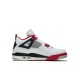 Best Jordans 4 Retro Fire Red Women Men AJ4 DC7770-160