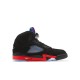 Best Jordans 5 Retro Top 3 Black Fire Red Women Men AJ5 CZ1786-001