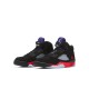 Best Jordans 5 Retro Top 3 Black Fire Red Women Men AJ5 CZ1786-001