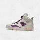 Best Jordans 6 Retro Quai 54 Khaki Purple Women Men AJ6 Shoes CZ4152-101