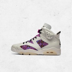 Best Jordans 6 Retro Quai 54 Khaki Purple Women Men AJ6 Shoes CZ4152-101