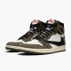 Air Jordan 1 High Og Ts Sp Travis Scott Saildark Mocha University Red Cd4487 100 Women And Men AJ1 Sneakers