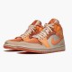 Air Jordan 1 Mid Apricot Orange Dh4270 800 Apricot Agate Terra Blush Women And Men AJ1 Jordan Sneakers