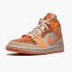 Air Jordan 1 Mid Apricot Orange Dh4270 800 Apricot Agate Terra Blush Women And Men AJ1 Jordan Sneakers