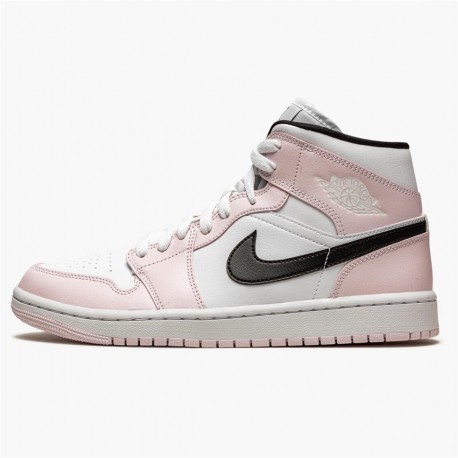 Air Jordan 1 Mid Barely Rose Bq6472 500 Womens Jordan Sneakers For Sale