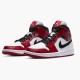 Air Jordan 1 Mid Chicago 2020 Whitegym Red Black 554724 173 AJ1 Women And Men Sneakers