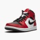 Air Jordan 1 Mid Chicago Black Toe Blackgym Red White 554724 069 AJ1 Sneakers