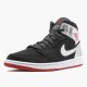 Air Jordan 1 Mid Johnny Kilroy Blackgym Red Metallic Silver Sneakers 554724 057 AJ1 Basketball Shoes