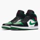 Air Jordan 1 Mid Pine Green Blackgym Red White Pine Green 554724 067 AJ1 Sneakers