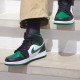 Air Jordan 1 Mid Pine Green Blackgym Red White Pine Green 554724 067 AJ1 Sneakers