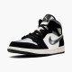 Air Jordan 1 Mid Satin Grey Toe Blackanthracite Sail 852542 011 Sneakers AJ1 Basketball Shoes