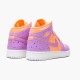 Air Jordan 1 Mid Se Atomic Pulse Women And Men Orange Pulseatomic Violet Av5174 800 AJ1 Jordan Sneakers