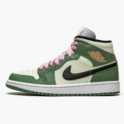 Air Jordan 1 Mid Se Dutch Green Cz0774 300 Womens AJ1 Shoes