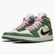 Air Jordan 1 Mid Se Dutch Green Cz0774 300 Womens AJ1 Shoes