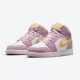 Air Jordan 1 Mid Se Gs Arctic Pink Dc9517 600 Wmns AJ1 Light Arctic Pink University Gold White Jordan Sneakers