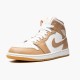 Air Jordan 1 Mid Tan Gum AJ1 Women And Men Sneakers 554724 271