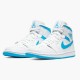 Air Jordan 1 Mid Unc University Bluewhite AJ1 Sneakers Bq6472 114