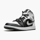 Air Jordan 1 Mid White Shadow Women And Men Blackwhite Lt Smoke Grey 554724 073 AJ1 Jordan Sneakers