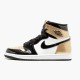 Air Jordan 1 Retro Gold Toe Women And Men Blackmetallic Gold Summit Whi 861428 007 AJ1 Jordan Sneakers