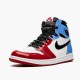 Air Jordan 1 Retro High Fearless Whiteuniversity Blue Varsity Ck5666 100 Women And Men AJ1 Sneakers