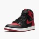 Air Jordan 1 Retro High Og Banned Bred 555088 001 Women And Men AJ1 Sneakers