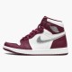 Air Jordan 1 Retro High Og Bordeaux 555088 611 Women And Men Jordan 1 Shoes