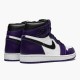 Air Jordan 1 Retro High Og Court Purple 555088 500 AJ1 Sneakers