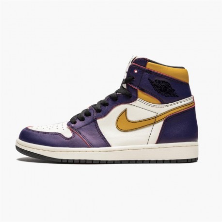 Air Jordan 1 Retro High Og Defiant Sb La To Chicago Purplesail University Gold Bl Cd6578 507 Women And Men AJ1 Jordan Sneakers