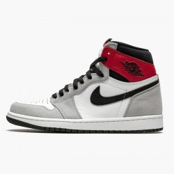 Air Jordan 1 Retro High Og Light Smoke Grey Whiteblack Light Smoke Grey V 555088 126 Women And Men AJ1 Jordan Sneakers