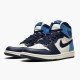 Air Jordan 1 Retro High Og Obsidianuniversity Blue 555088 140 AJ1 Sneakers