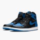 Air Jordan 1 Retro High Og Royal Blackroyal White 555088 007 AJ1 Sneakers