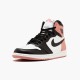 Air Jordan 1 Retro High Rust Pink Women And Men Whiteblack Rust Pink 861428 101 AJ1 Jordan Sneakers