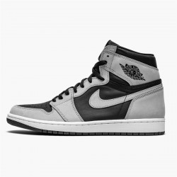 Air Jordan 1 Retro High Shadow 2.0 555088 035 Blackwhite Light Smoke Grey Women And Men Jordan Sneakers