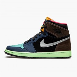 Air Jordan 1 Retro High Tokyo Bio Hack Baroque Brownblack Laser Oran 555088 201 Women And Men AJ1 Jordan Sneakers