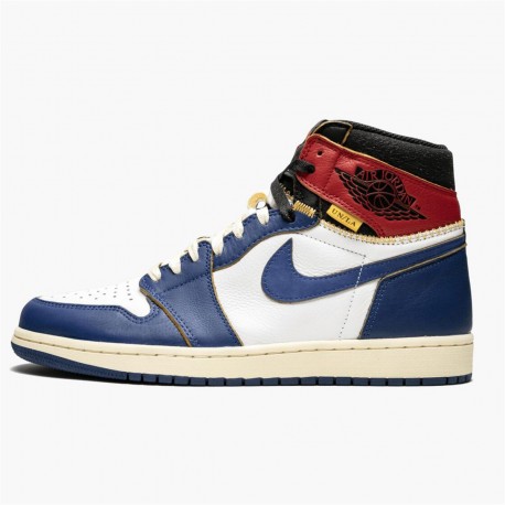 Air Jordan 1 Retro High Union Los Angeles Storm Blue Whitestormblue Varsity Red Bv1300 146 Mens AJ1 Jordan Sneakers