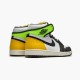 Air Jordan 1 Retro High White Black Volt University Gold 555088 118 AJ1 Sneakers