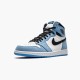 Air Jordan 1 Retro High White University Blue Black 555088 134 AJ1 Sneakers