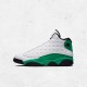 Best Jordans 13 Retro White Lucky Green Men AJ13 Shoes DB6537 113