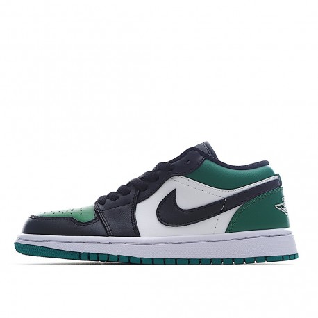 Air Jordan 1 Low Green Toe 553558 371 Women And Men AJ1 Shoes