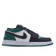 Air Jordan 1 Low Green Toe 553558 371 Women And Men AJ1 Shoes