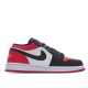 Air Jordan 1 Low Red Black Toe 553558 618 Women And Men AJ1 Shoes