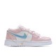 Air Jordan 1 Low White Pink 553560 130 Women AJ1 Shoes