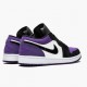 Air Jordan 1 Low Court Purple Women And Men 553558 125 Whiteblack Court Purple AJ1 Jordan Sneakers