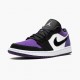 Air Jordan 1 Low Court Purple Women And Men 553558 125 Whiteblack Court Purple AJ1 Jordan Sneakers