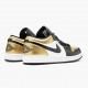 Air Jordan 1 Low Gold Toe Women And Men Cq9447 700 Blackgold Black AJ1 Jordan Sneakers