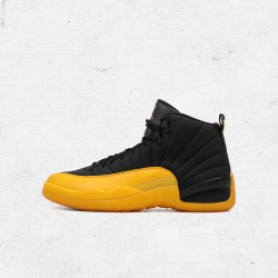 Best Jordans 12 Retro Black University Gold Men AJ12 Shoes 130690-070