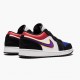 Air Jordan 1 Low Lakers Top 3 Women And Men Cj9216 051 Blackfield Purple White AJ1 Jordan Sneakers