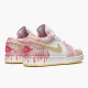 Air Jordan 1 Low Se Gs Paint Drip Arctic Punch Cw7104 601 Womens AJ1 Jordan Sneakers